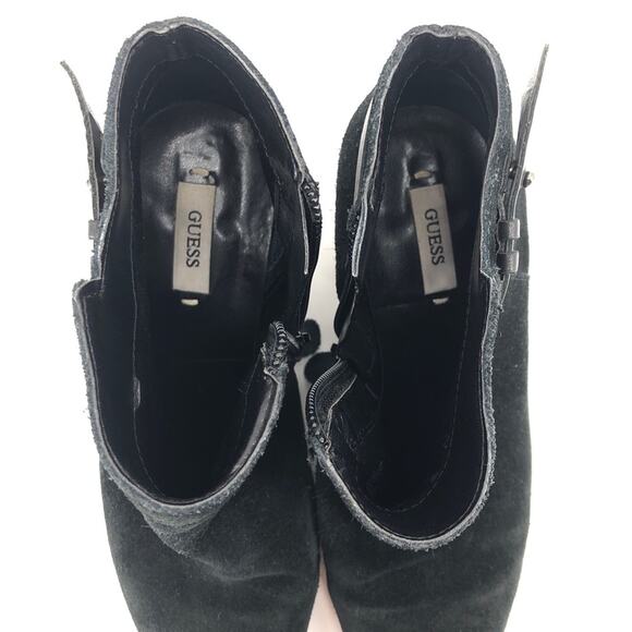 Guess black suede Geora booties - Picture 7 of 9